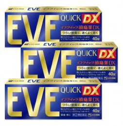 EVE 진통제 - 이브 퀵(EVE QUICK) DX 40정) (3개 묶음 할인)