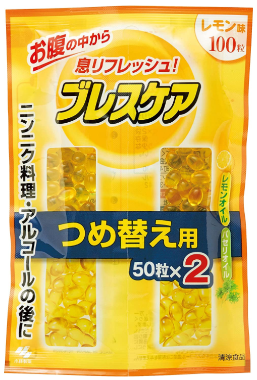 고바야시제약 브레스케어 레몬 리필용 100정 (50정×2봉지)