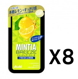 아사히 민티아 브리즈 신선한 레몬 30정 (8개 세트)