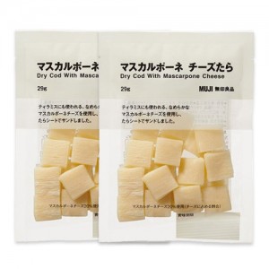 무인양품 마스카포네 치즈 대구포 (2개 세트)