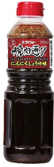 다이쇼 야키니쿠 마늘 간장맛 소스 575g