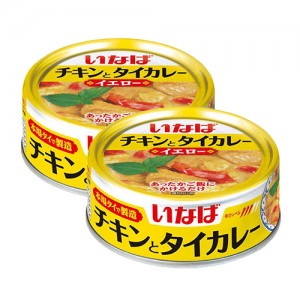 이나바 식품 치킨과 타이 카레 옐로우 통조림 125g 2캔