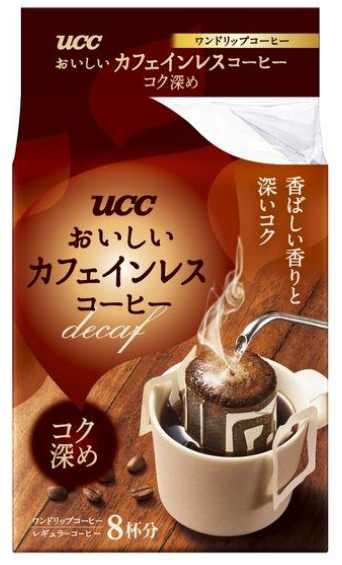 UCC 카페인 리스 맛있는 드립커피 8개입