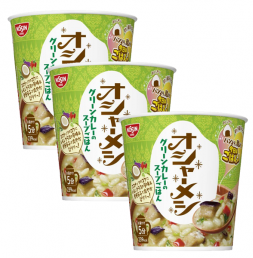 닛신 오샤메시 그린 카레 스프 컵라이스 3개세트